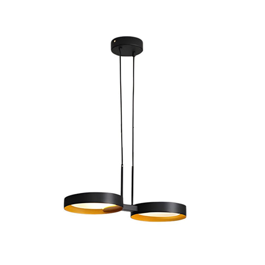 Light Guide Ring LED Chandelier (1/2/3/4/9-Light Options)
