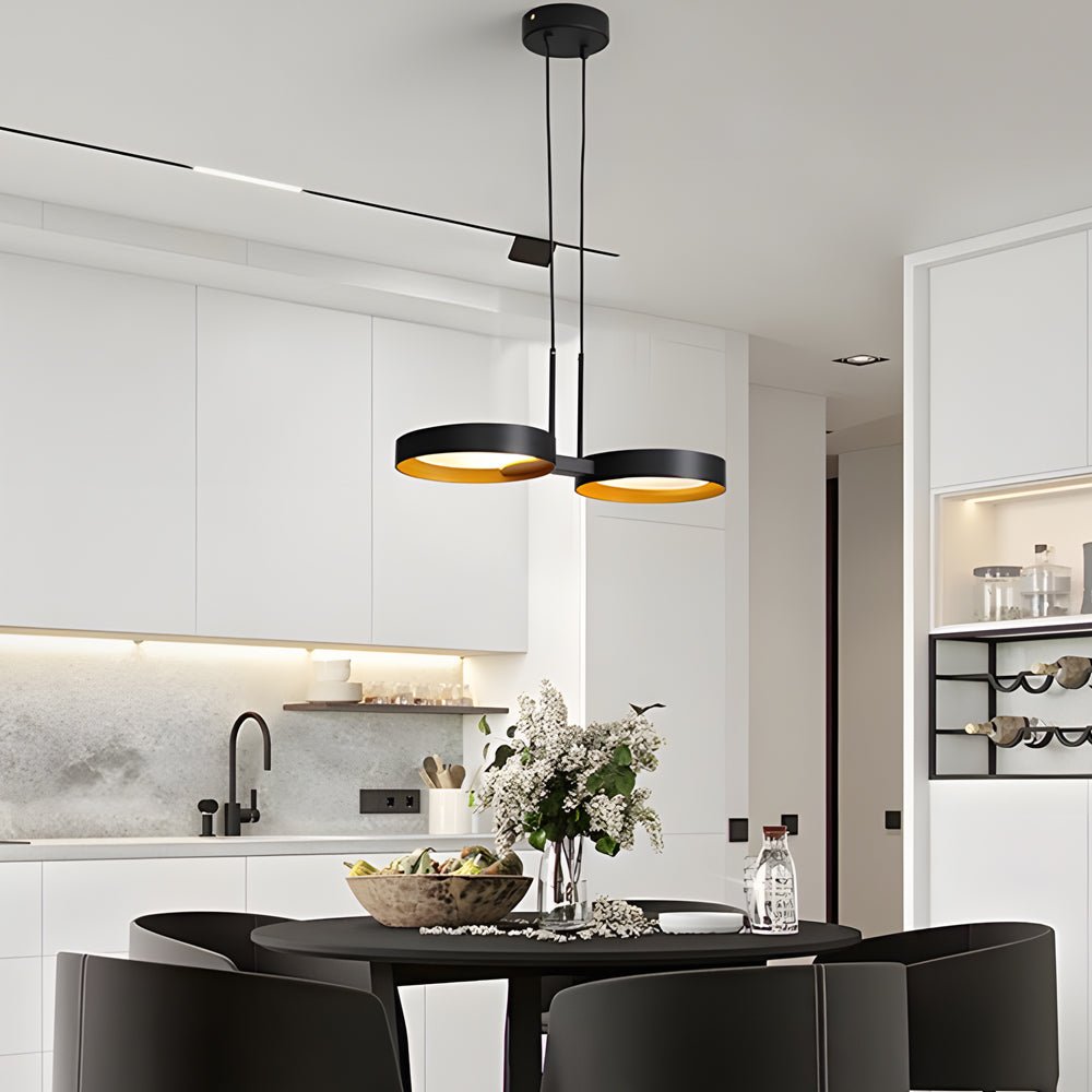 Light Guide Ring LED Chandelier (1/2/3/4/9-Light Options)