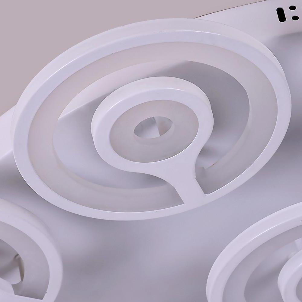 Round Flower Shaped LED Modern Flush Mount Ceiling Light