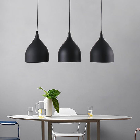 3-Light LED Modern Pendant Lights Hanging Lamp Island Lights Chandelier