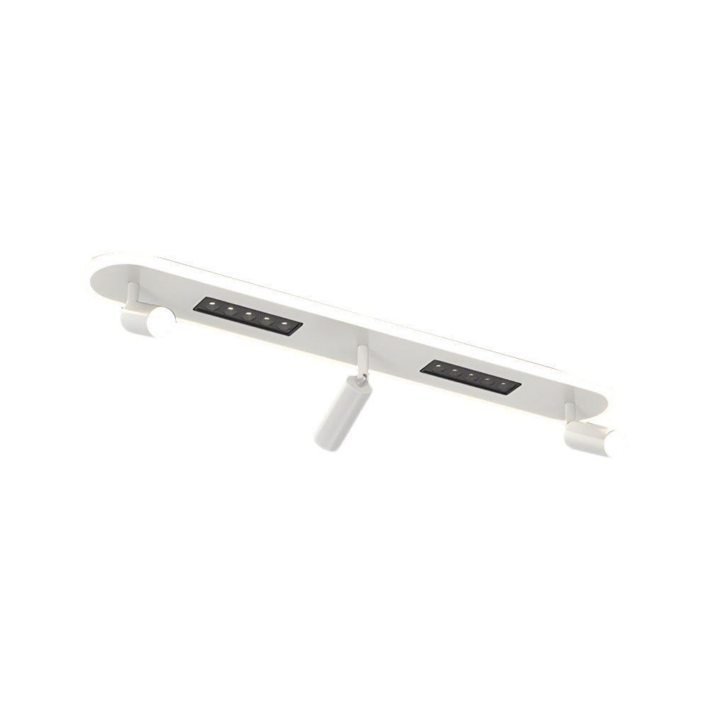 Modern Long Ceiling Light with Adjustable Spotlights – LED