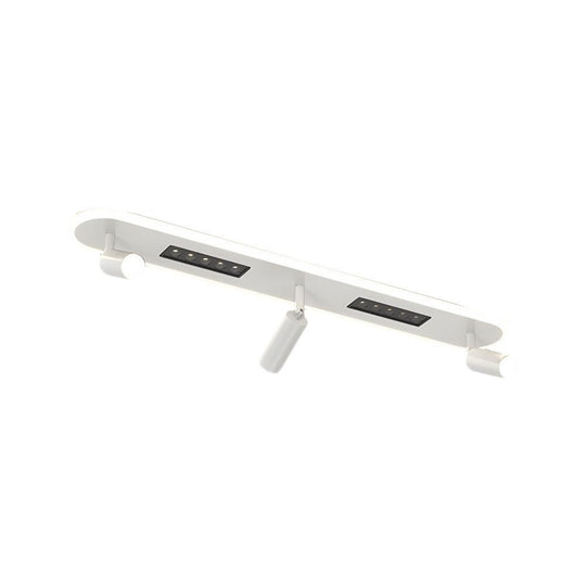 Modern Long Ceiling Light with Adjustable Spotlights – LED