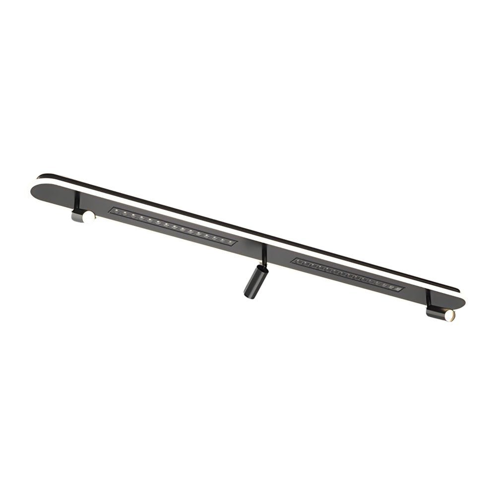 Modern Long Ceiling Light with Adjustable Spotlights – LED