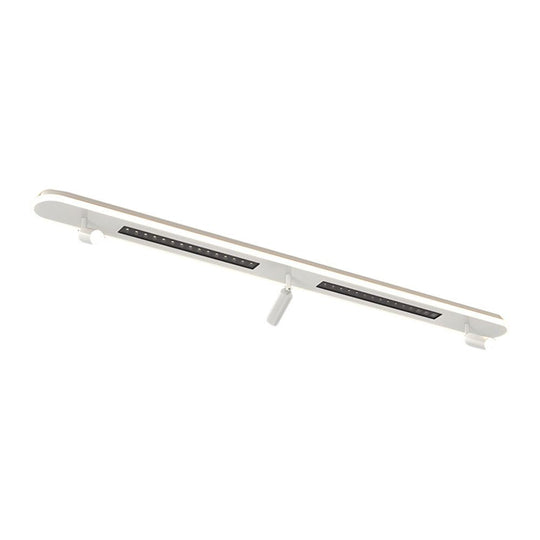 Modern Long Ceiling Light with Adjustable Spotlights – LED