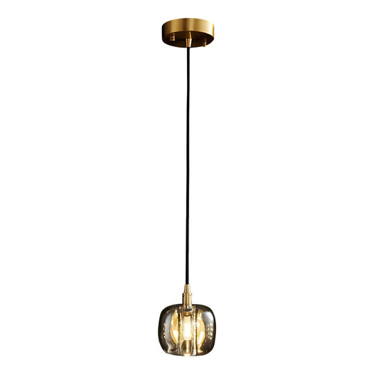 Long Spiral Cubes Crystal LED Dimmable Chandelier for Staircase