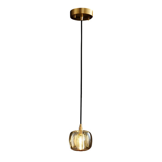 Long Spiral Cubes Crystal LED Dimmable Chandelier for Staircase