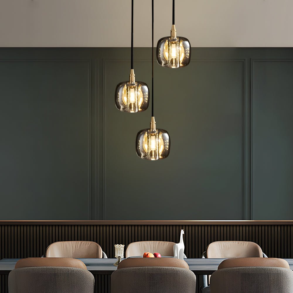 Long Spiral Cubes Crystal LED Dimmable Chandelier for Staircase