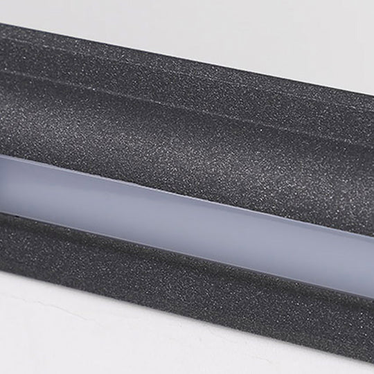 Black LED Waterproof Bar Light for Steps and Decks