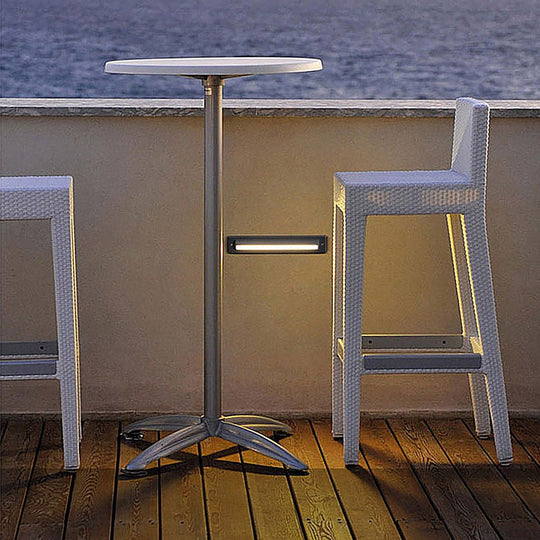 Black LED Waterproof Bar Light for Steps and Decks