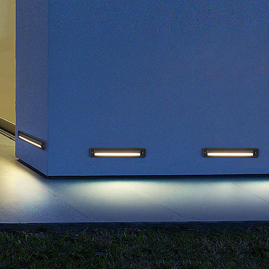 Black LED Waterproof Bar Light for Steps and Decks