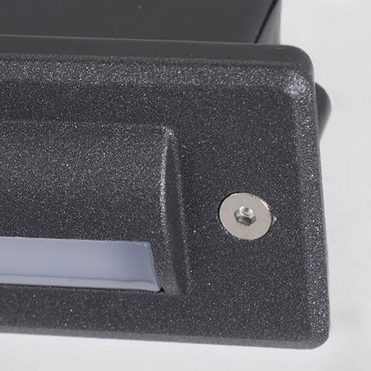 Black LED Waterproof Bar Light for Steps and Decks