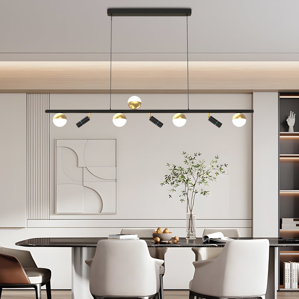 Nordic Linear Pendant Light with 3-Step Dimming
