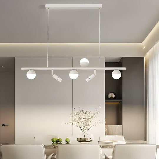 Nordic Linear Pendant Light with 3-Step Dimming