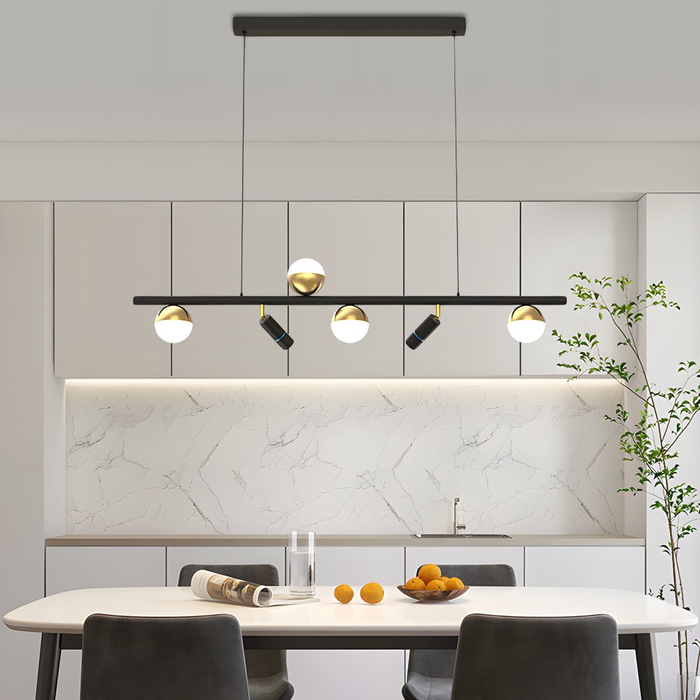 Nordic Linear Pendant Light with 3-Step Dimming