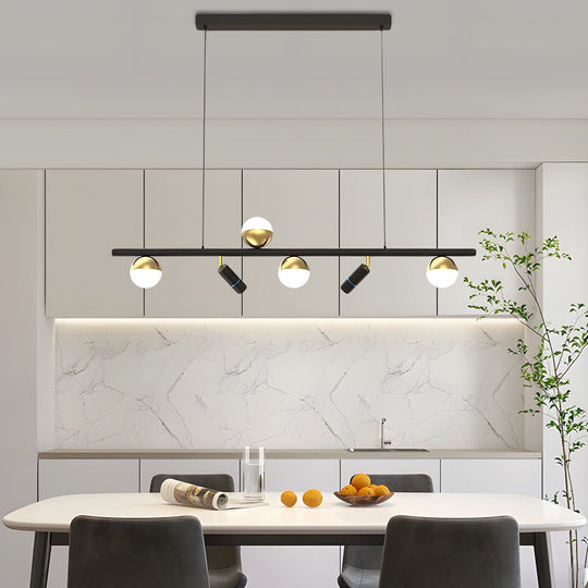 Nordic Linear Pendant Light with 3-Step Dimming