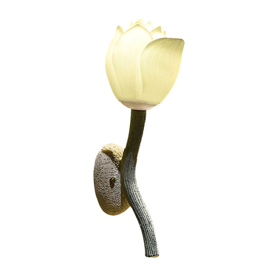 Lotus Flower Decorative Retro Wall Lights Fixture