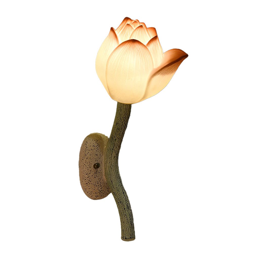 Lotus Flower Decorative Retro Wall Lights Fixture