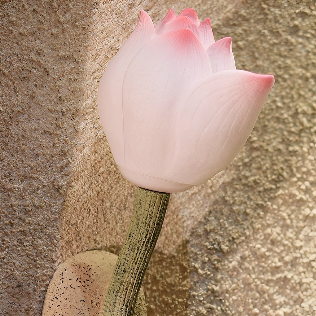 Lotus Flower Decorative Retro Wall Lights Fixture