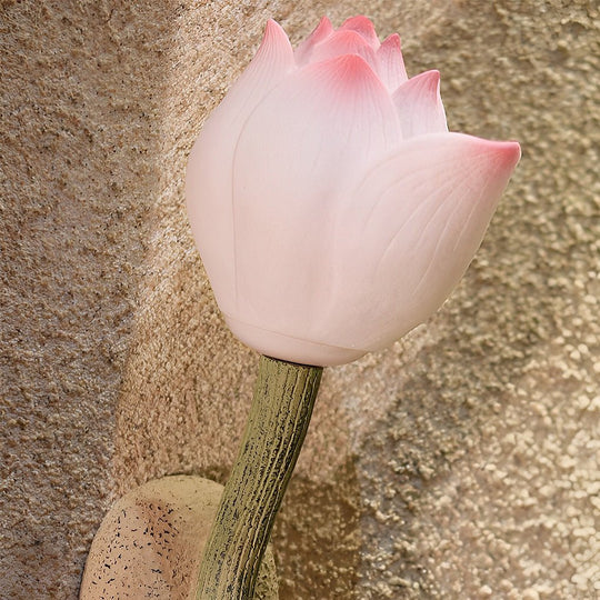 Lotus Flower Decorative Retro Wall Lights Fixture
