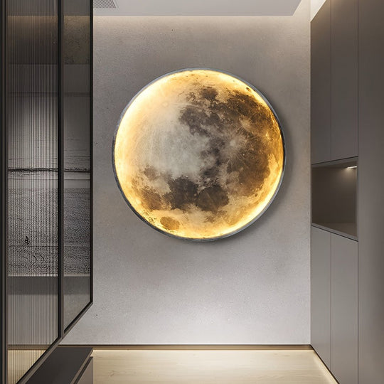 Lunar Moon Dimmable LED Modern Wall Lamp