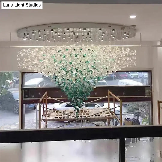 Crystal Stone Chandelier – Grand Luxury Ceiling Lighting