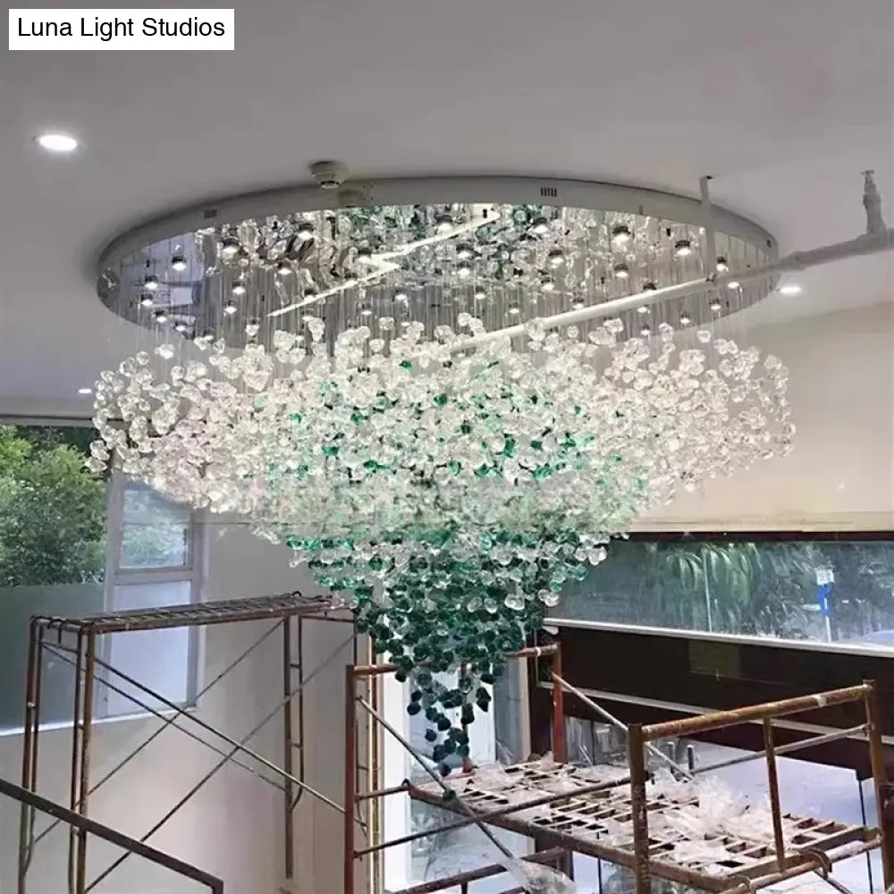 Crystal Stone Chandelier – Grand Luxury Ceiling Lighting