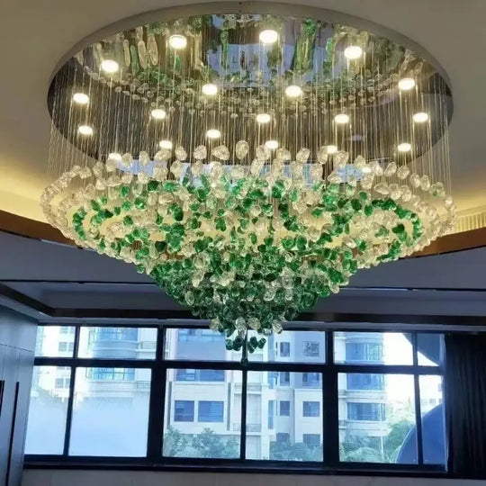 Crystal Stone Chandelier – Grand Luxury Ceiling Lighting