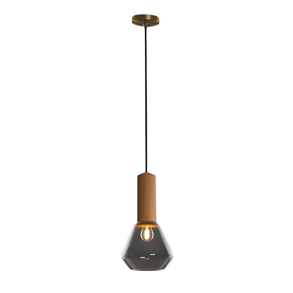 Luxury Glass Jar Pendant Light with Cork Top – 1 Light