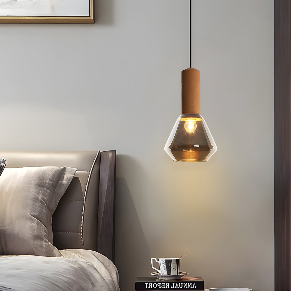 Luxury Glass Jar Pendant Light with Cork Top – 1 Light