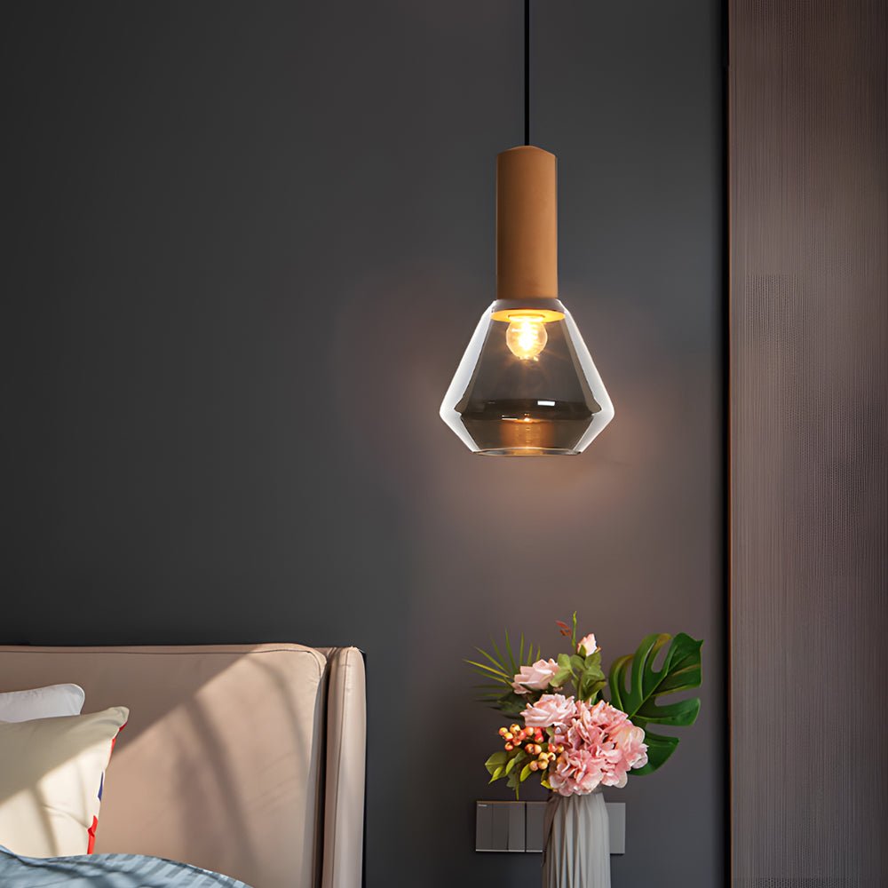 Luxury Glass Jar Pendant Light with Cork Top – 1 Light