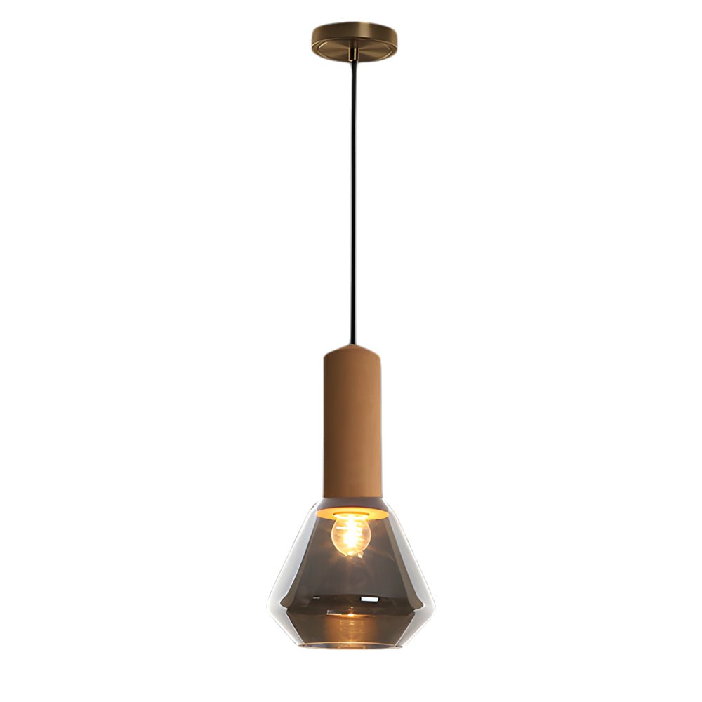 Luxury Glass Jar Pendant Light with Cork Top – 1 Light