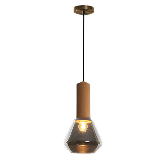 Luxury Glass Jar Pendant Light with Cork Top – 1 Light