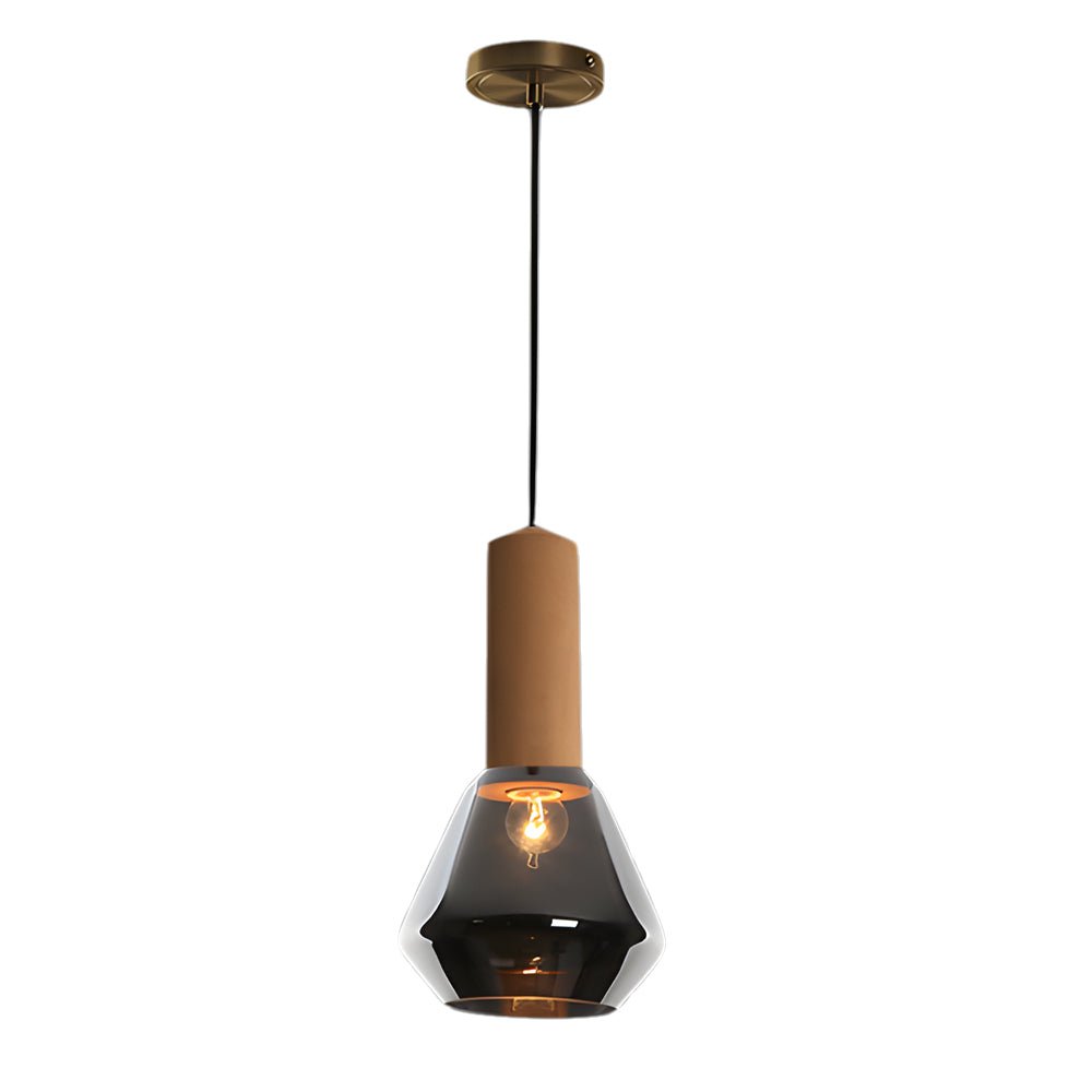Luxury Glass Jar Pendant Light with Cork Top – 1 Light