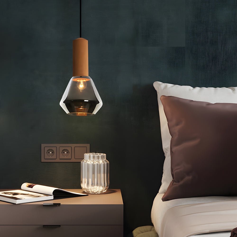 Luxury Glass Jar Pendant Light with Cork Top – 1 Light