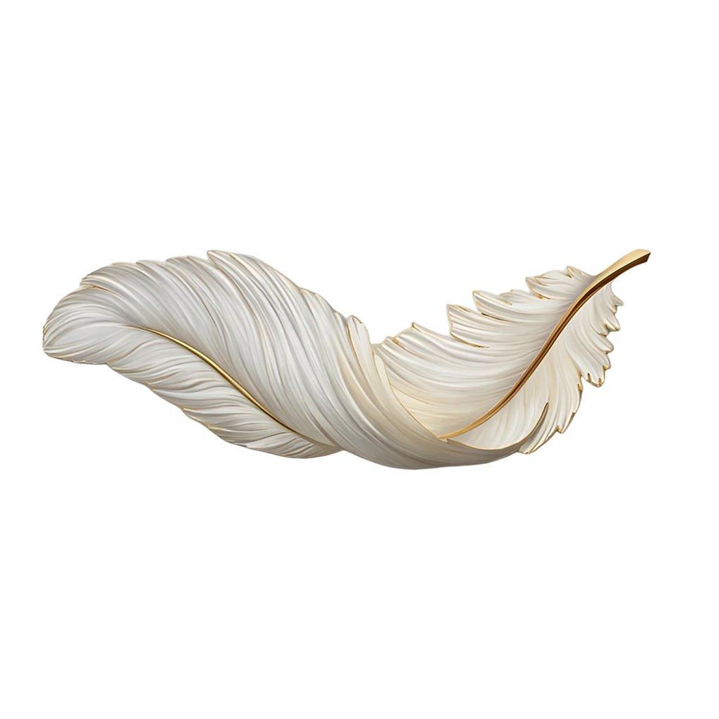 Luxury Creative Feathers USB LED Wall Light with Remote Control