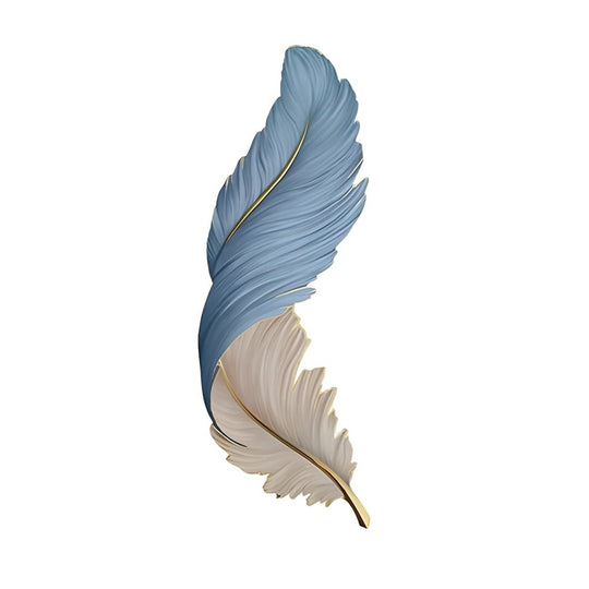 Luxury Creative Feathers USB LED Wall Light with Remote Control