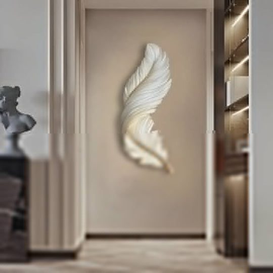 Luxury Creative Feathers USB LED Wall Light with Remote Control