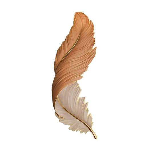 Luxury Creative Feathers USB LED Wall Light with Remote Control