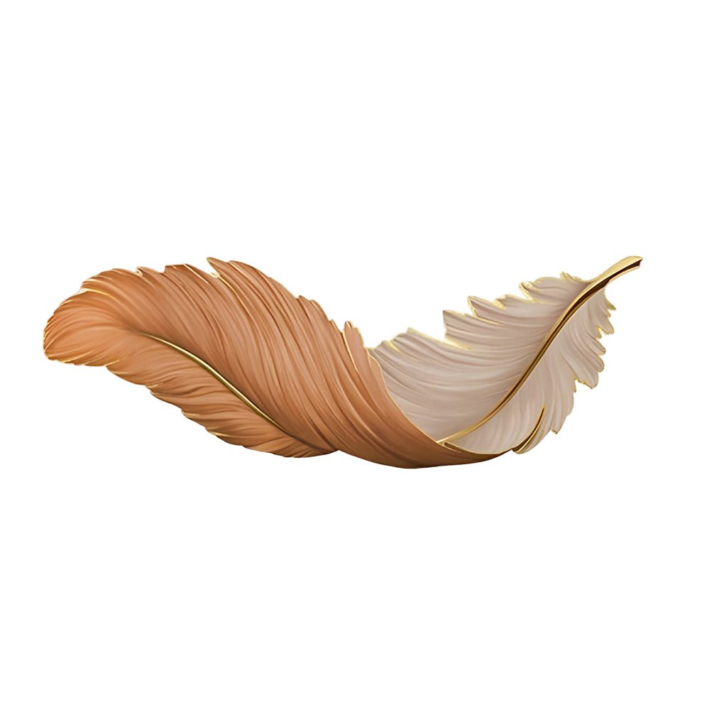 Luxury Creative Feathers USB LED Wall Light with Remote Control