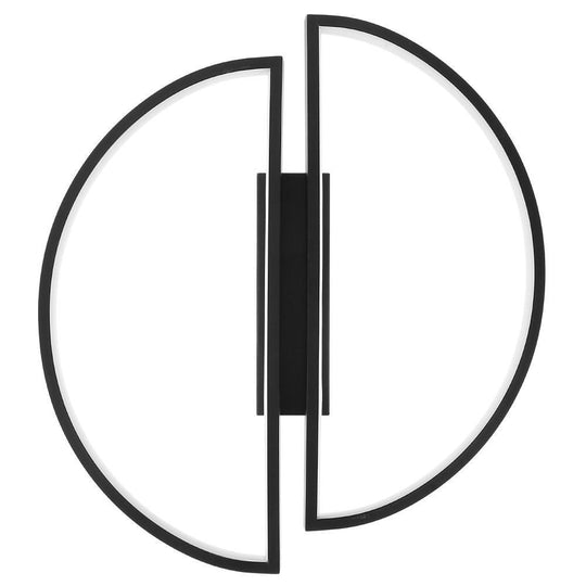 Creative Semi Circles Dimmable LED Modern Ceiling Light Flush Mount Lighting