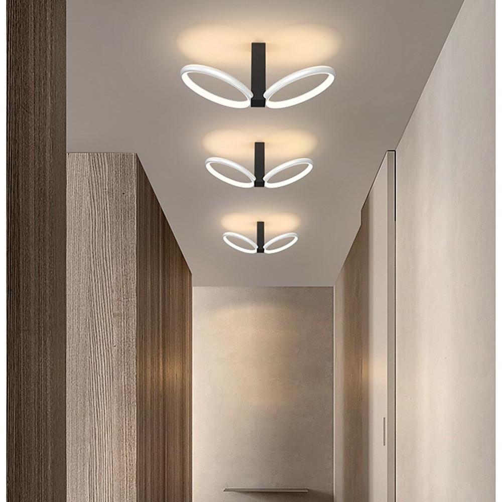 Squares Reflective Gold LED Flush Mount Ceiling Light