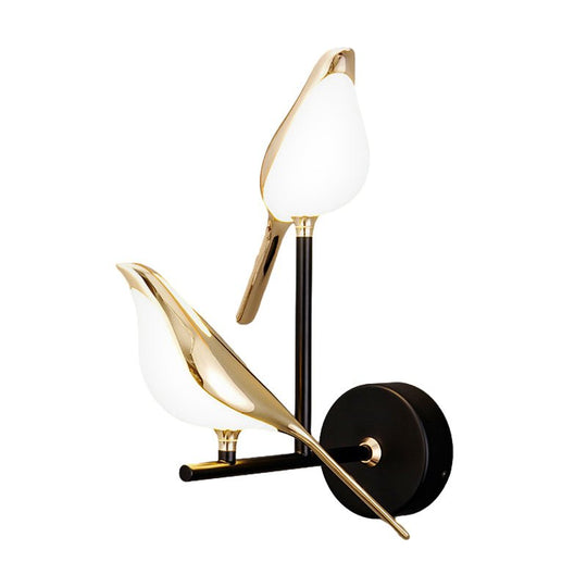 Magpies Creative Bird Adjustable LED Wall Lamp