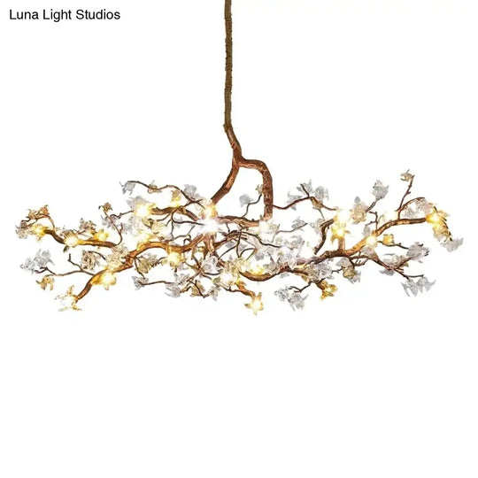 Copper Branch Chandelier – Retro Luxury Pendant Lighting