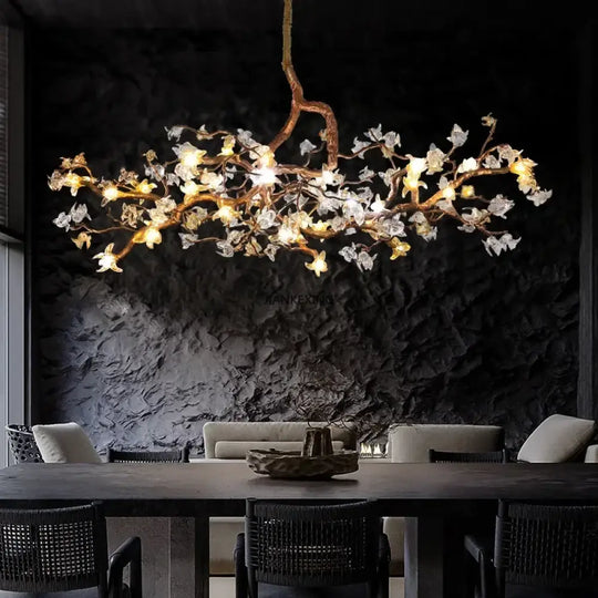 Copper Branch Chandelier – Retro Luxury Pendant Lighting