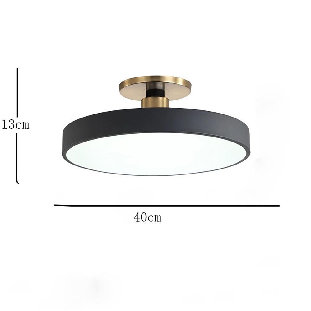 Thick Circular LED Flush Mount Ceiling Light