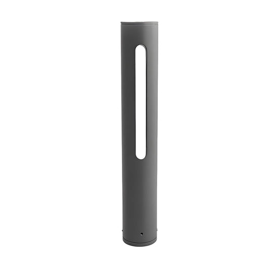 Black Matte LED Cylinder Outdoor Pathway Light