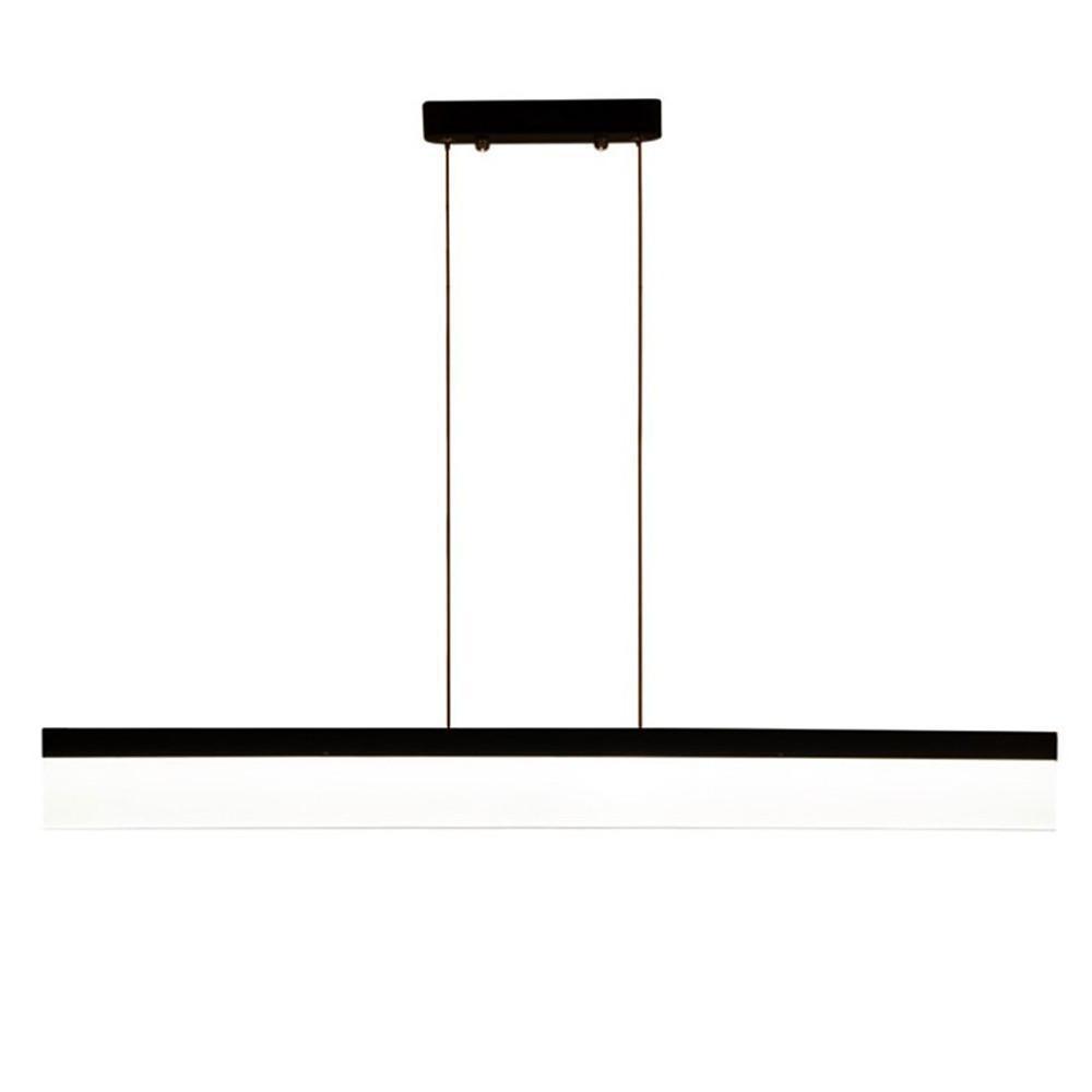 Modern Linear Aluminum Acrylic LED Pendant Light