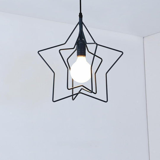 Multiple Star Shaped LED Modern Pendant Light