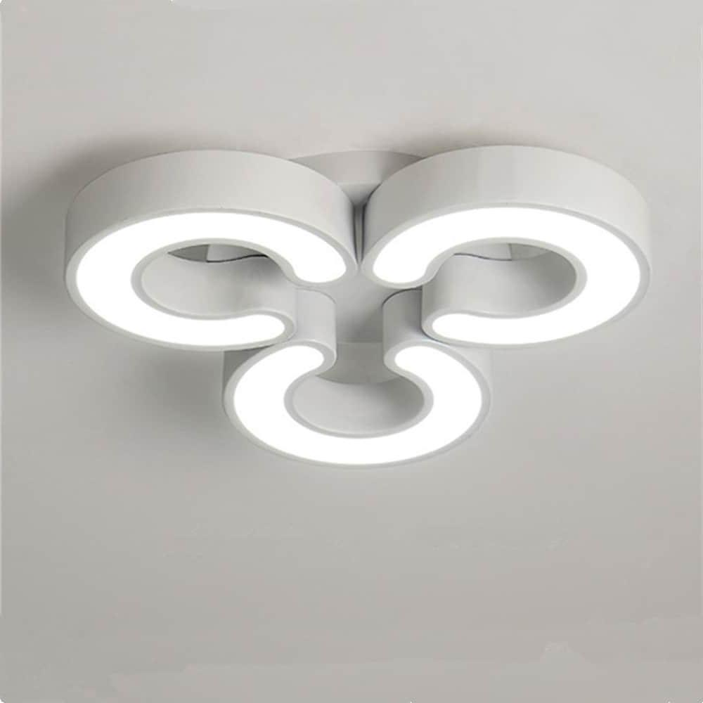 Flower Shaped Dimmable LED Modern Flush Mount Ceiling Light