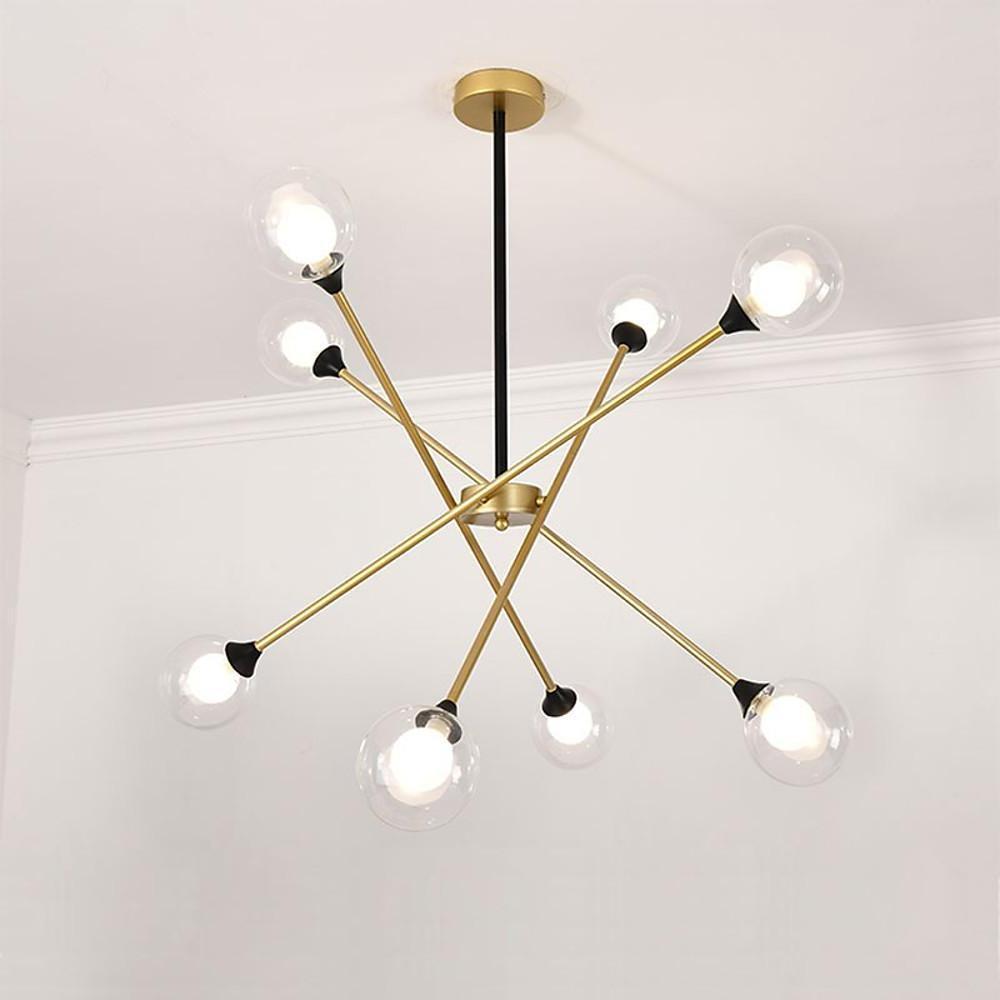 LED Modern Glass Sputnik Chandelier